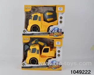 friction construction car with light/music
