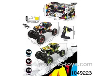 2.4G 1:16 rc climbing car/include battery