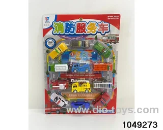 Firefighting service vehicle in Blister card