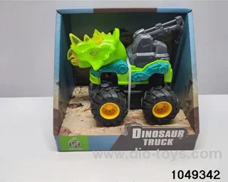 Inertia car with sound and light in display box