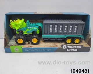 Inertia car with sound and light in display box