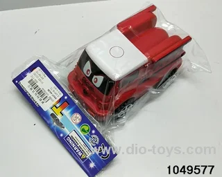 inertial vehicle in PP bag with header