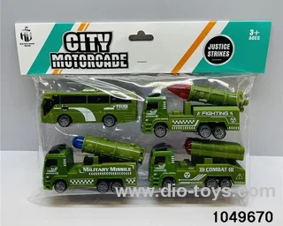 Pull Back Car Set in PP bag with header