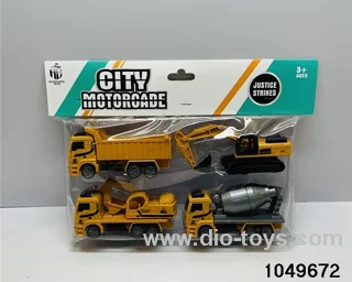 Pull Back Car Set in PP bag with header