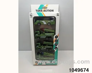 Pull Back Car Set in window box