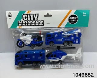 Pull Back Car Set in PP bag with header