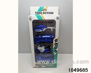 Pull Back Car Set in window box
