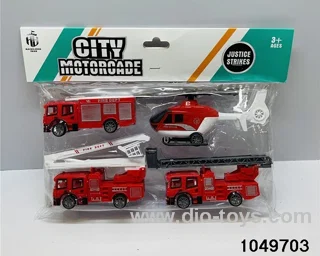 Pull Back Car Set in PP bag with header