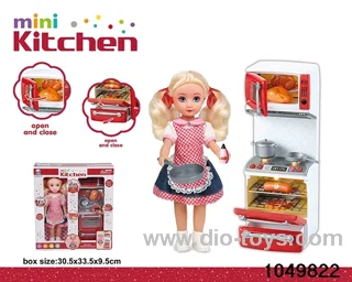 Stove + Baby Girl (Lights and Music) in window box