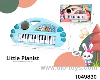 electronic organ in display box