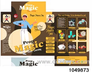 magic prop in color box