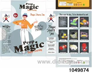 magic prop in color box