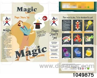 magic prop in color box