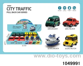 Pull Back Car Set （4 Mixed）in display box