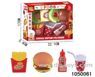 Burger & Fries Set in window box
