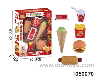 Hamburger Hot Dog Set in window box