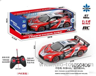 1:12 4 ch rc racing car/not include battery