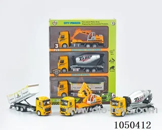 1:32 Pull back alloy car in 3pcs window box