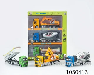 1:32 Pull back alloy car in 3pcs window box