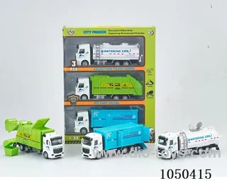 1:32 Pull back alloy car in 3pcs window box