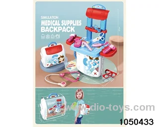 Medical backpacks in paper card