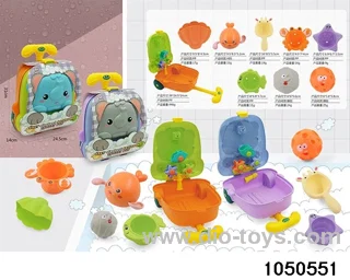 beach toy(9pcs) in paper card