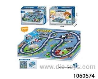 Jigsaw track in color box
