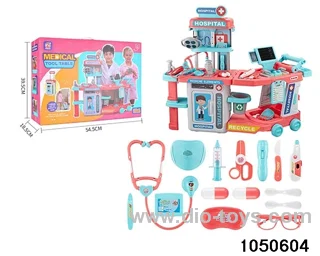 medical tools in color box