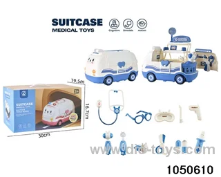 medical tools in color box