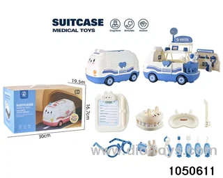 medical tools in color box