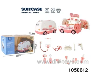 medical tools in color box