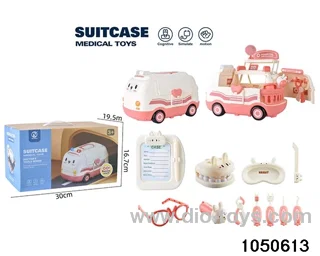 medical tools in color box