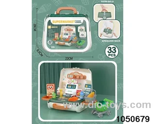 supermarket in paper card