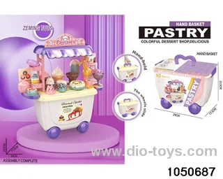 Pastry storage truck in paper card