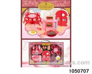 Small household appliance set in window box