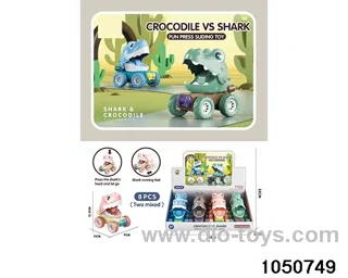 Pressing Shark vs. Crocodile (8PCS) in display box