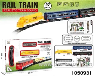 B/O rail car W L/M in window box