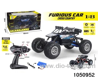 2.4G 1:8 rc climbing car/include battery