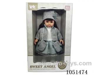 14 INCH STRAIGHT FOOT COTTON BODY GIRL SUIT AND GLOVES