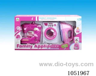 Washing machine + iron + sewing machine