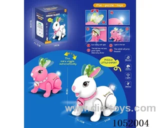 Electric light music jumping rabbit