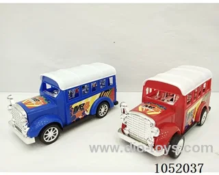 Solid Inertia Universal school Bus (Red and blue)