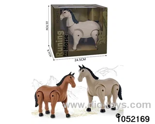 Electric simulation horse in window box