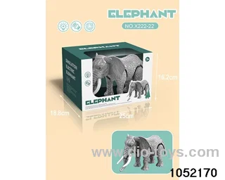 Electric Crawling Elephant in window box