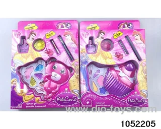 Children's cosmetics in window box