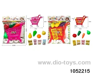 Shopping Cart + Cutlery in PP bag with header