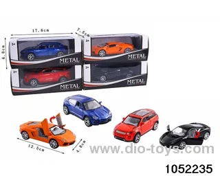 Alloy Pull Back Car in window box
