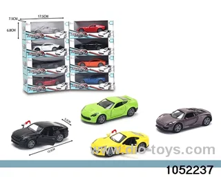 Alloy Pull Back Car in color box