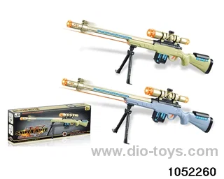 Electric light and music gun in color box