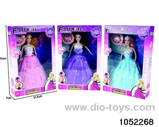 11 inch Barbie in window box